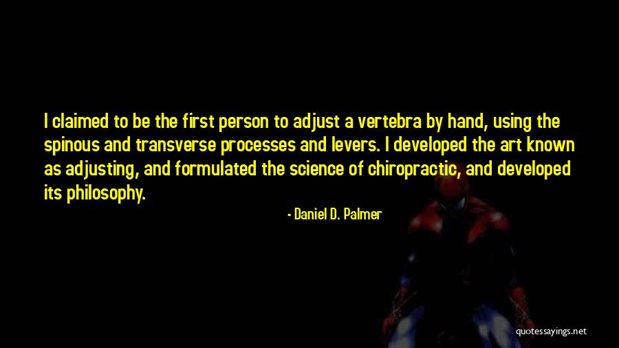 Hachisuka Koren Quotes By Daniel D. Palmer Hachisuka Koren Quotes By Daniel D. Palmer