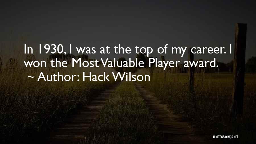 Hack Wilson Quotes 882556