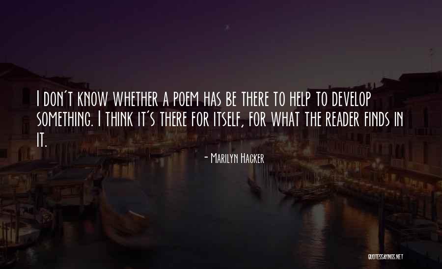 Hacker Quotes By Marilyn Hacker Hacker Quotes By Marilyn Hacker