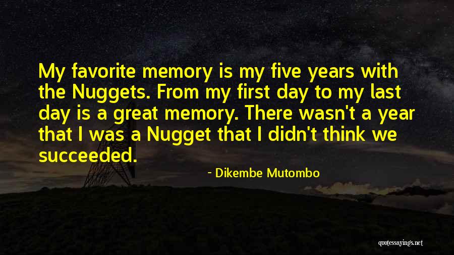 Had A Great Day With Her Quotes By Dikembe Mutombo