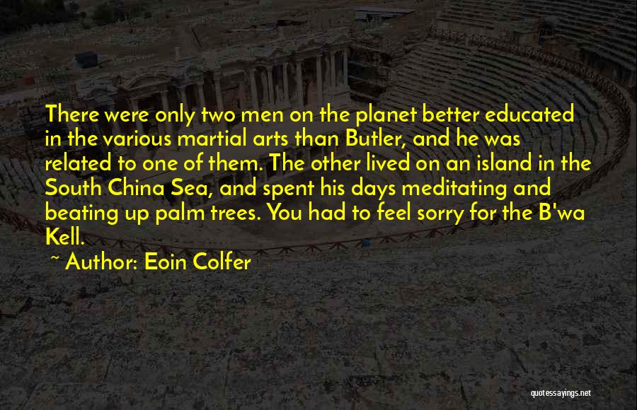 Had Better Days Quotes By Eoin Colfer