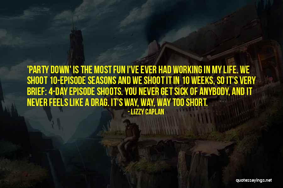 Had Fun Day Quotes By Lizzy Caplan