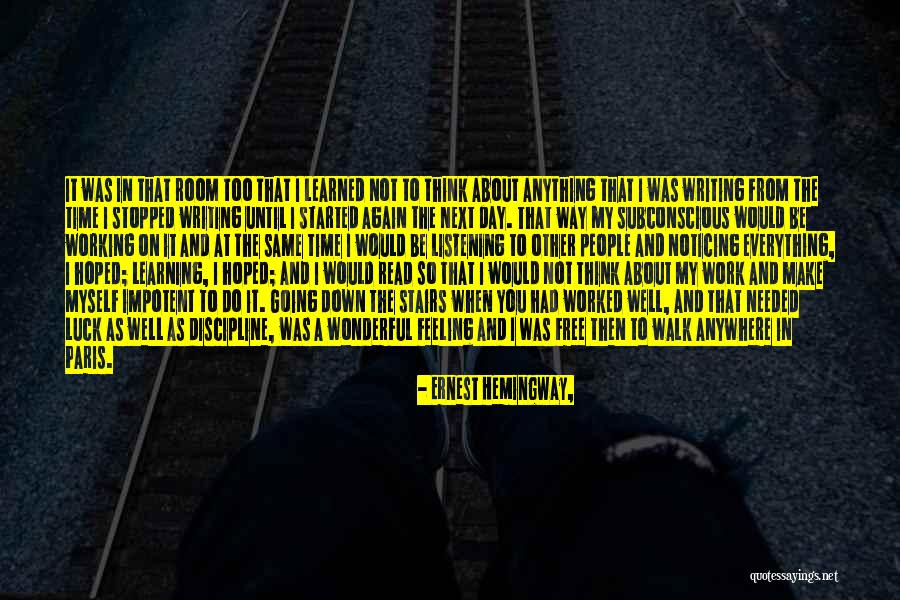 Had Wonderful Time Quotes By Ernest Hemingway, Had Wonderful Time Quotes By Ernest Hemingway,