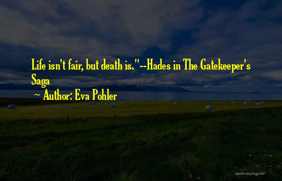 Hades Greek Mythology Quotes By Eva Pohler