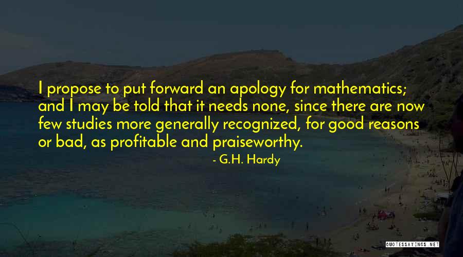 Hagaina Quotes By G.H. Hardy Hagaina Quotes By G.H. Hardy