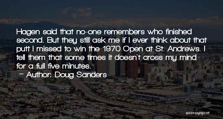 Hagen Quotes By Doug Sanders