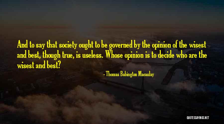 Haglion Quotes By Thomas Babington Macaulay