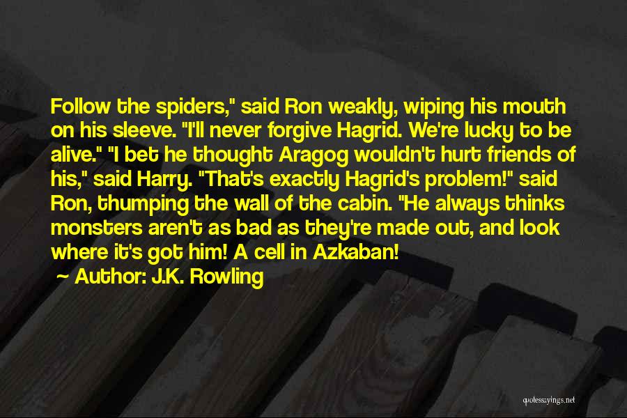 Hagrid Aragog Quotes By J.K. Rowling