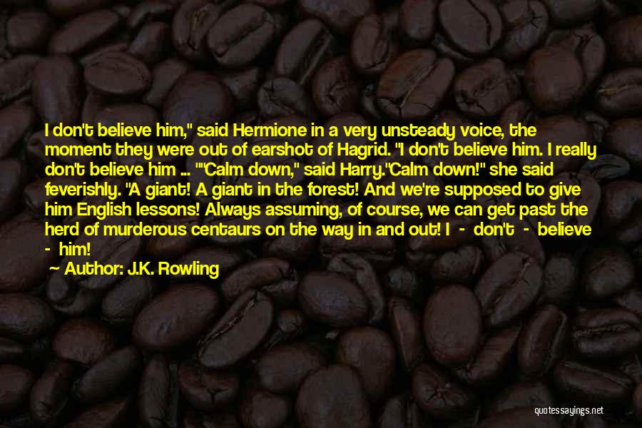 Hagrid Quotes By J.K. Rowling