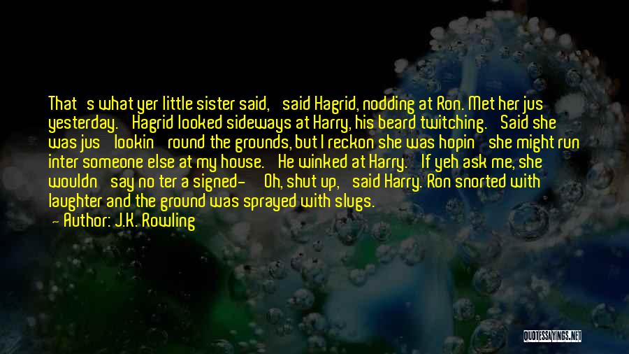 Hagrid's Quotes By J.K. Rowling