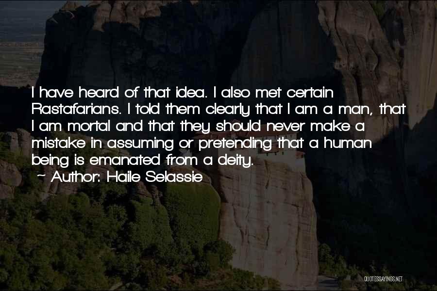 Haile Selassie Quotes 733208