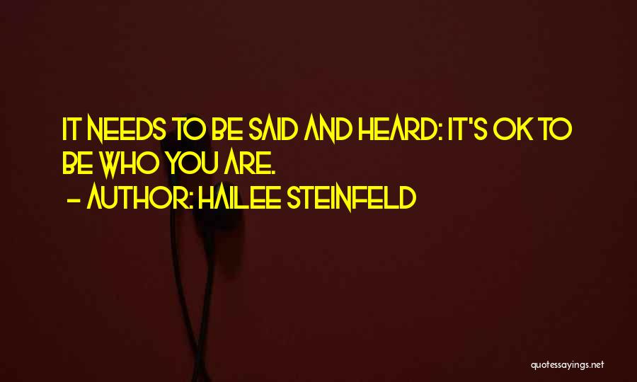 Hailee Steinfeld Quotes 148158