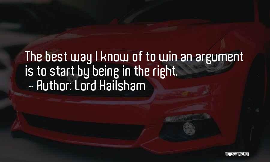 Hailsham Quotes By Lord Hailsham