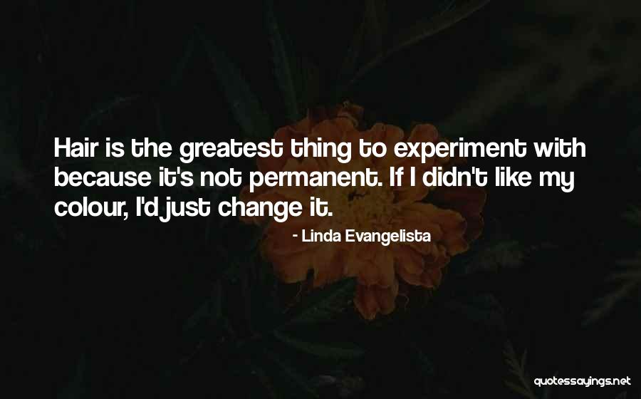 Hair Change Over Quotes By Linda Evangelista Hair Change Over Quotes By Linda Evangelista
