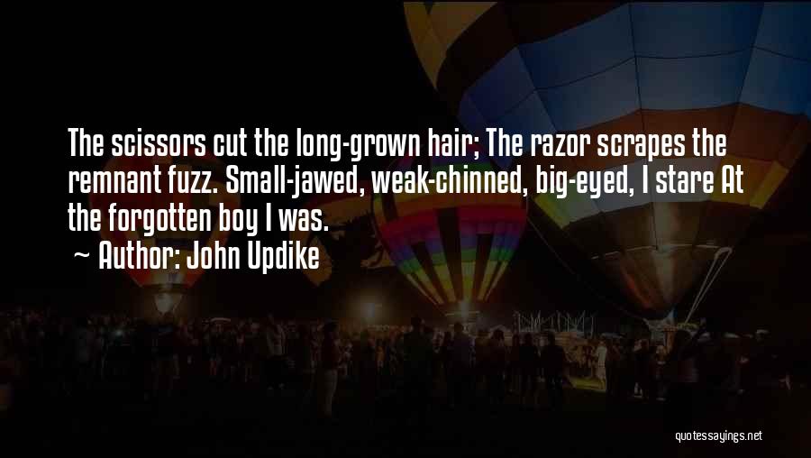 Hair Cutting Quotes By John Updike