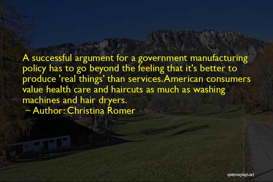 Hair Dryers Quotes By Christina Romer