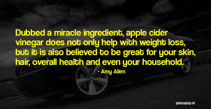 Hair Loss Quotes By Amy Allen