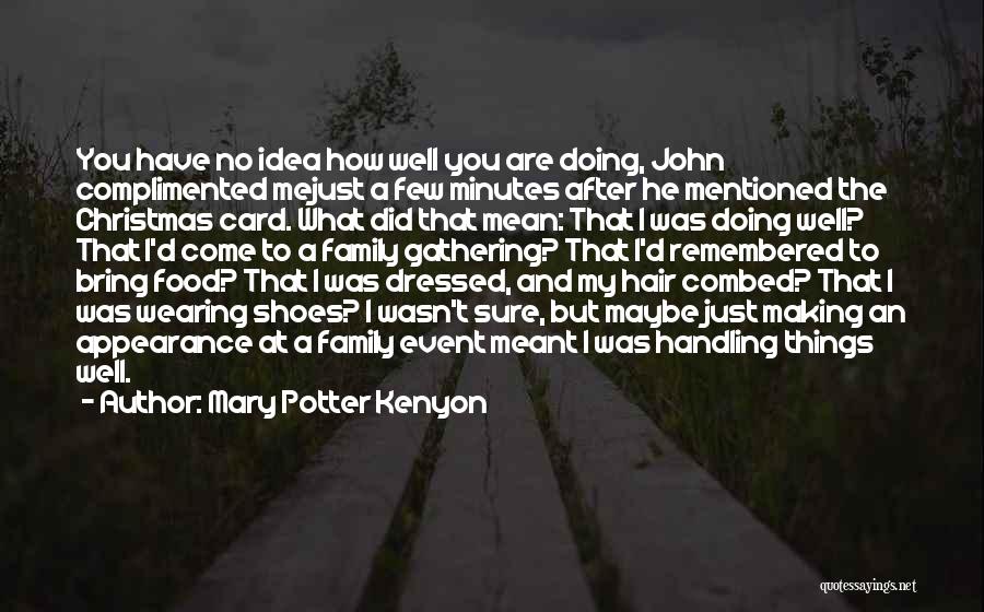 Hair Loss Quotes By Mary Potter Kenyon