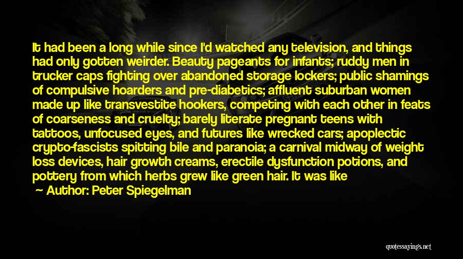 Hair Loss Quotes By Peter Spiegelman