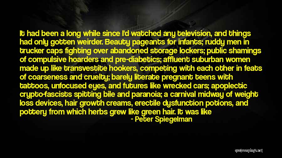 Hair Loss Quotes By Peter Spiegelman