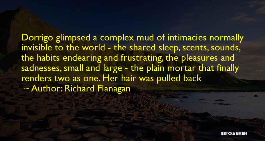 Hair Pulled Back Quotes By Richard Flanagan
