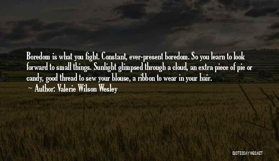 Hair Ribbon Quotes By Valerie Wilson Wesley