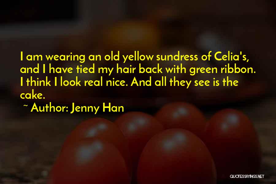 Hair Tied Back Quotes By Jenny Han