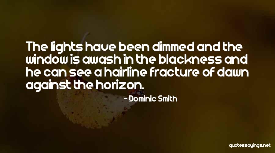 Hairline Quotes By Dominic Smith Hairline Quotes By Dominic Smith