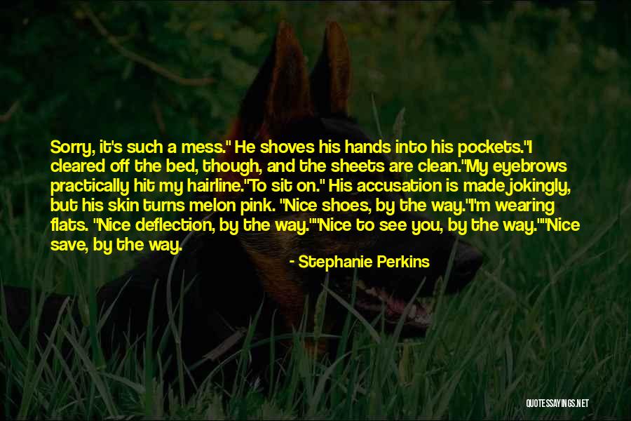 Hairline Quotes By Stephanie Perkins Hairline Quotes By Stephanie Perkins