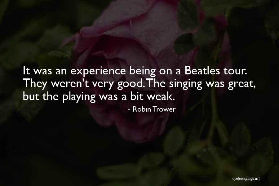 Hairnet Across Vision Quotes By Robin Trower Hairnet Across Vision Quotes By Robin Trower
