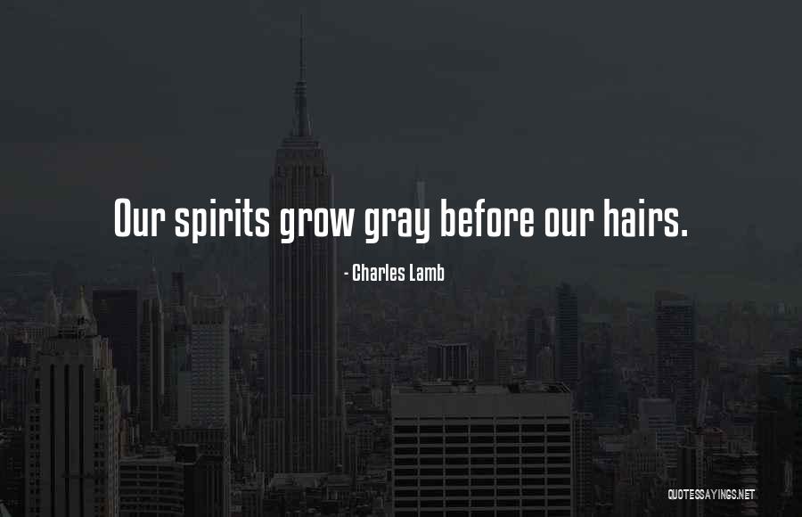 Hairs Quotes By Charles Lamb