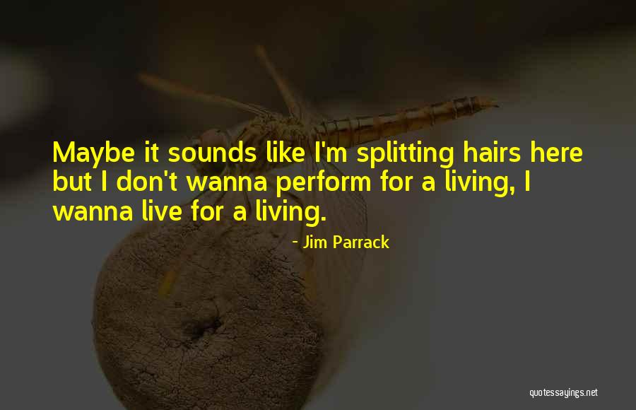 Hairs Quotes By Jim Parrack