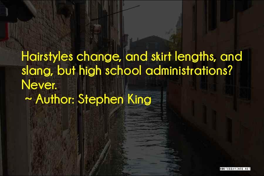 Hairstyles Quotes By Stephen King