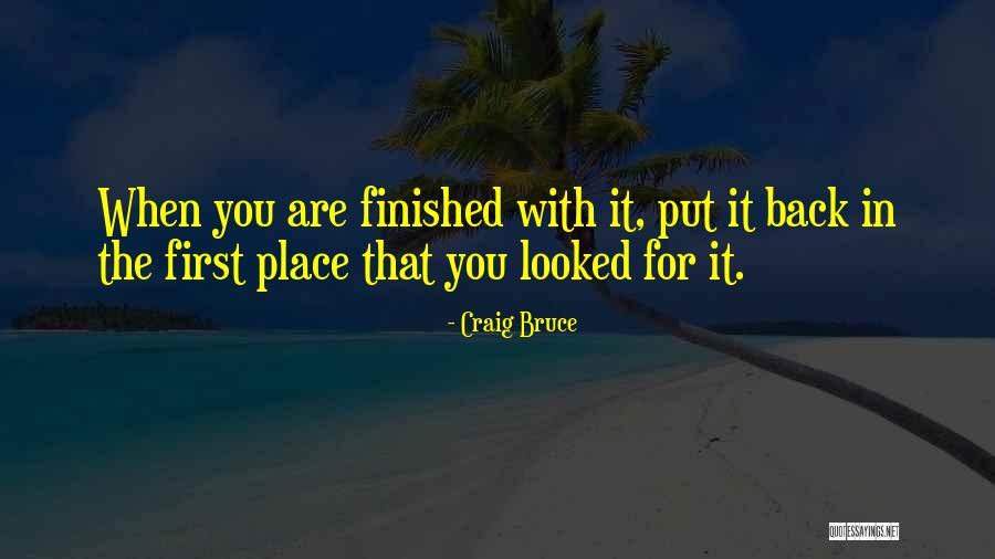 Haklili Quotes By Craig Bruce