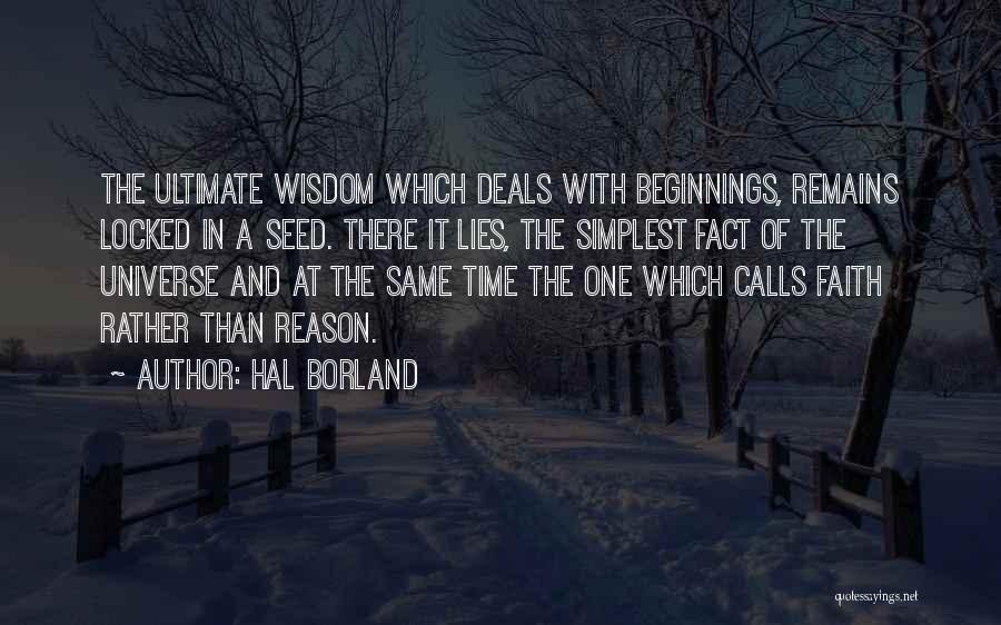 Hal Borland Quotes 625507