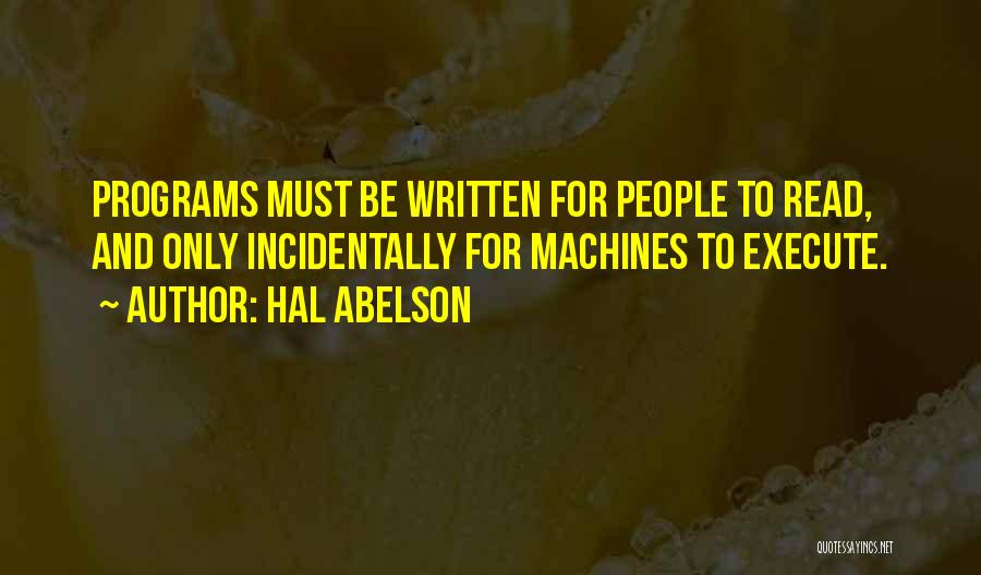 Hal Quotes By Hal Abelson