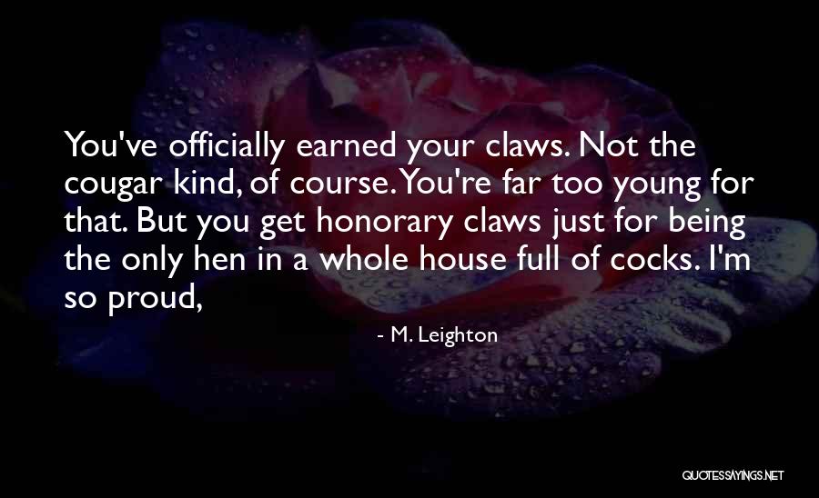 Halcro Amplifier Quotes By M. Leighton Halcro Amplifier Quotes By M. Leighton