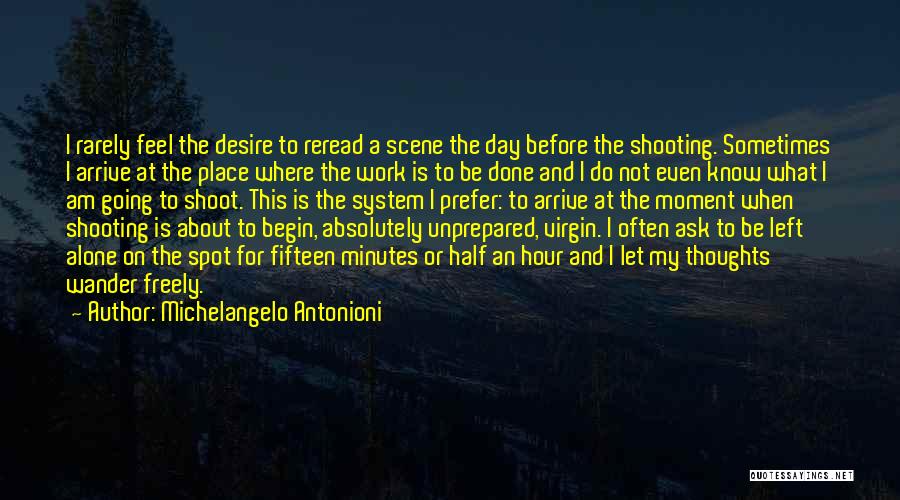 Half Day Work Quotes By Michelangelo Antonioni