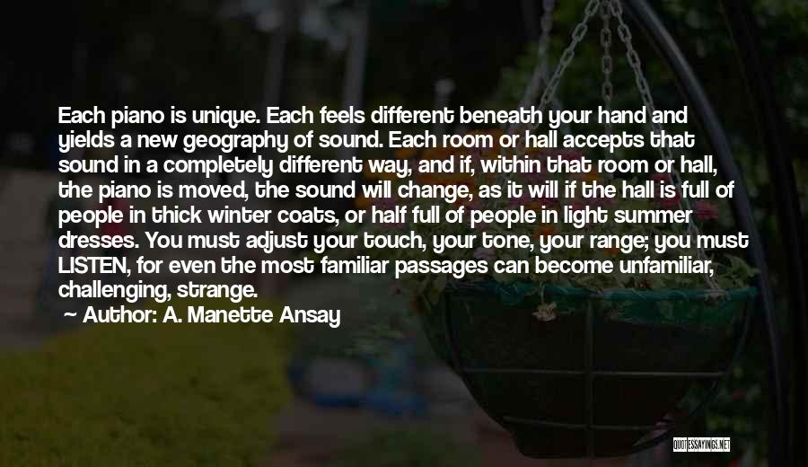 Half Full Quotes By A. Manette Ansay