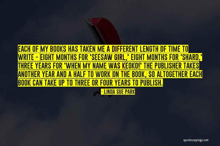 Half Girl Quotes By Linda Sue Park Half Girl Quotes By Linda Sue Park