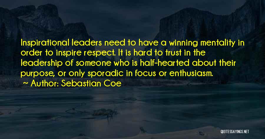 Half Hearted Quotes By Sebastian Coe