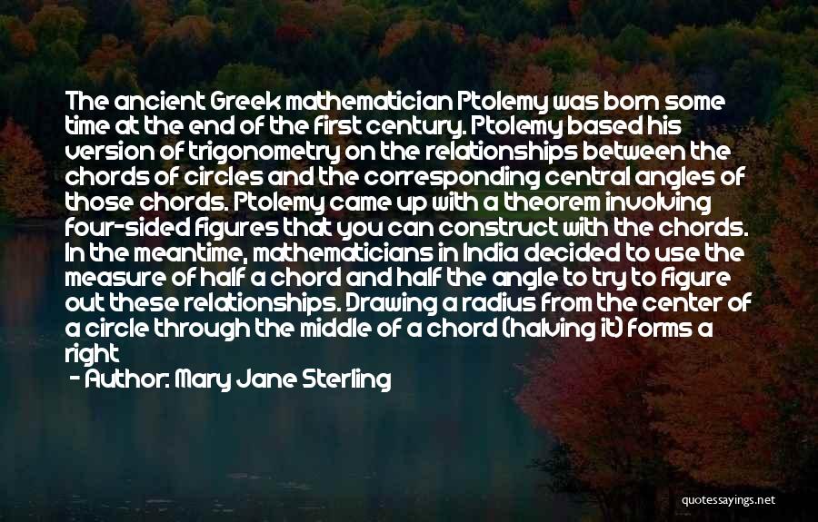 Half Sided Quotes By Mary Jane Sterling