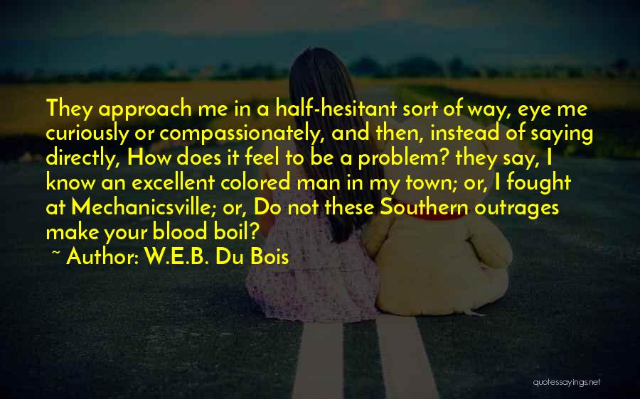 Half Way Quotes By W.E.B. Du Bois