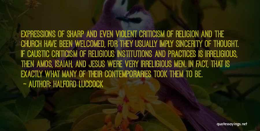 Halford Luccock Quotes 1031073