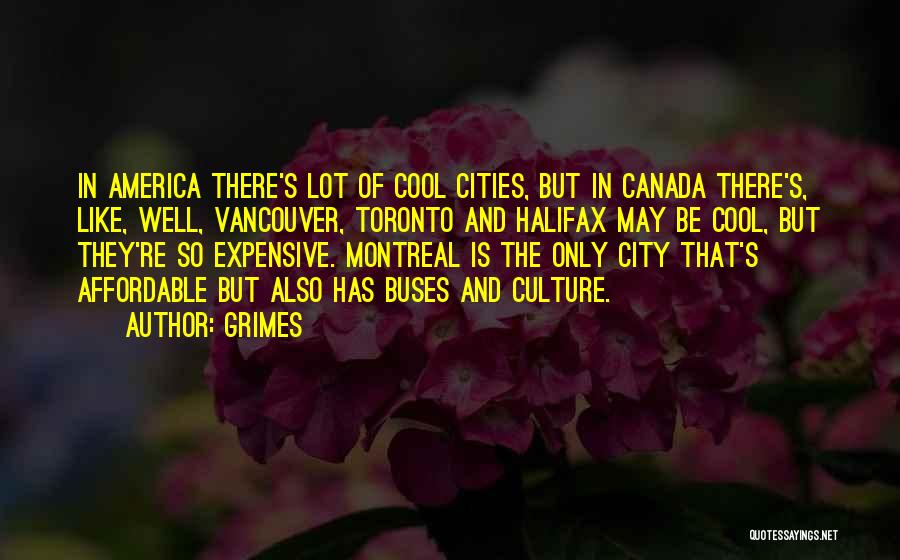 Halifax Quotes By Grimes