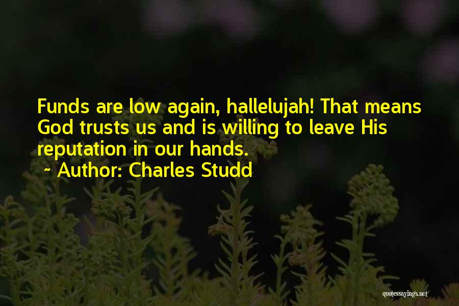 Hallelujah Quotes By Charles Studd