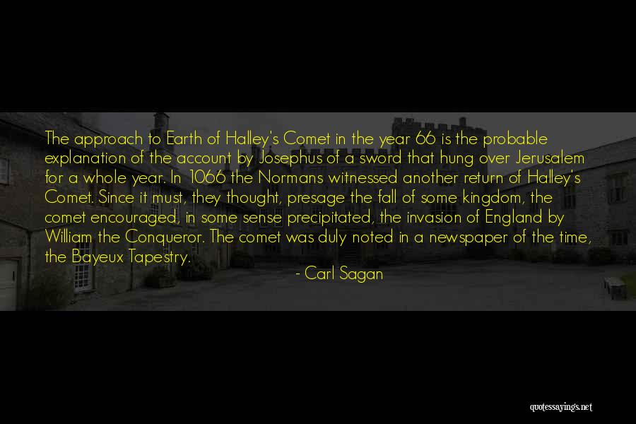 Halley Quotes By Carl Sagan