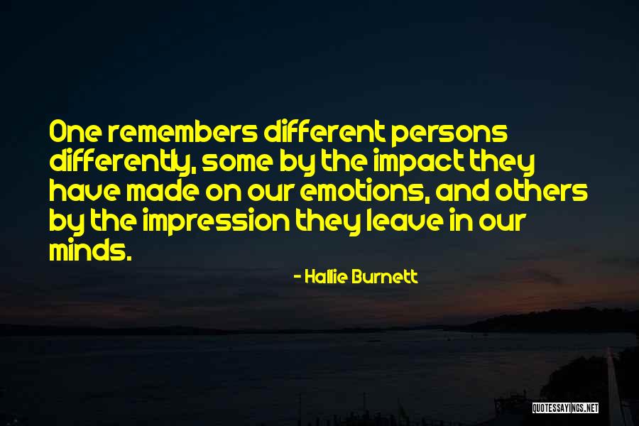 Hallie Burnett Quotes 1192679