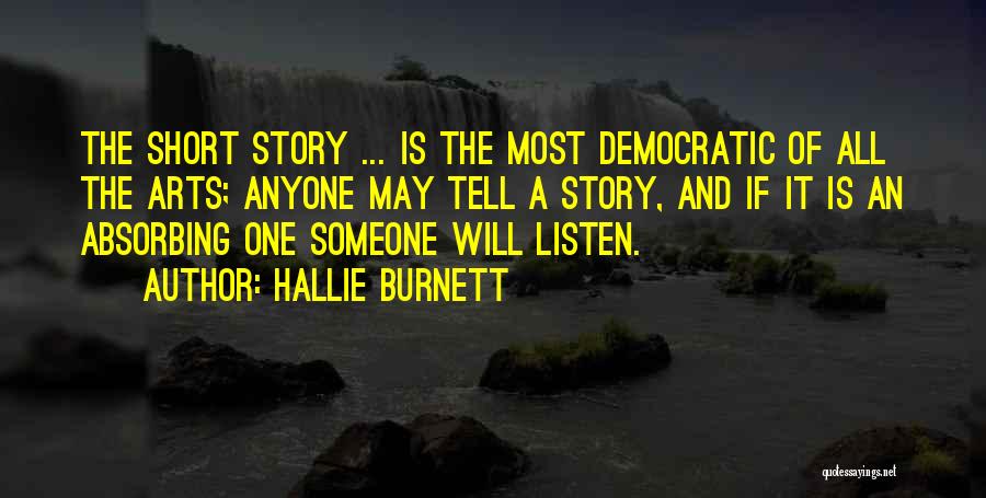 Hallie Burnett Quotes 1684867