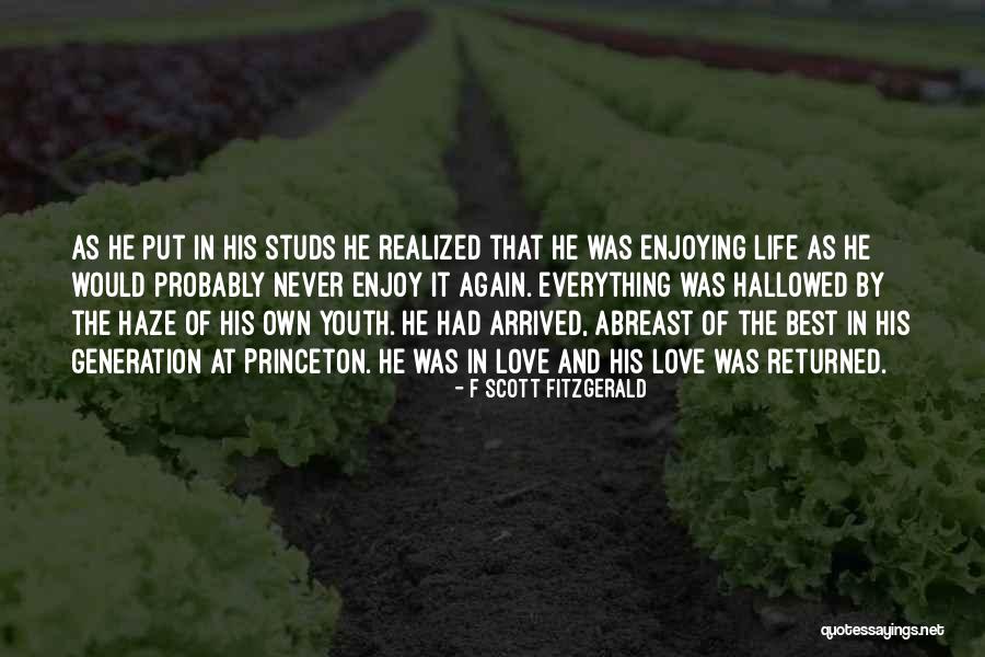 Hallowed Quotes By F Scott Fitzgerald